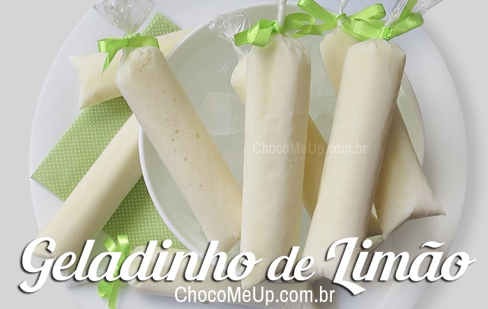 Geladinho gourmet sabor SENSAÇÃO seu bombom gelado dentro do saquinho.