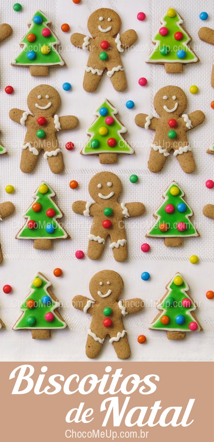 Receita de Biscoitos de Natal com Opção Sem Glúten - Receitas ChocoMeUp!